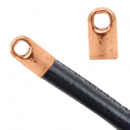 Metall Zubehör TQ Endkappen Ø2.6mm Rose gold (nickelfrei)