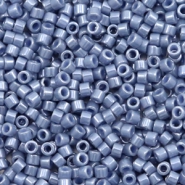 Miyuki Perlen delica's 11/0 Opaque luster blueberry blau