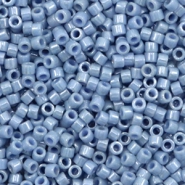 Miyuki Perlen delica's 11/0 Opaque luster denim blau