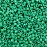Miyuki Perlen delica's 11/0 Duracoat opaque dyed spruce green