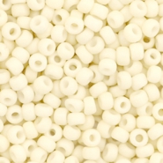 Miyuki Rocailles 8/0 Opaque matte cream white 8-2021