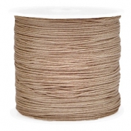 Macramé band 0.8mm Light brown