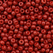 Miyuki Rocailles 8/0 Duracoat opaque jujube red 8-4469