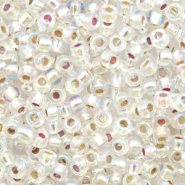 Miyuki Rocailles 8/0 Silverlined AB crystal 8-1001