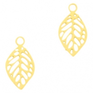 Bohemian Anhänger Blatt Gold