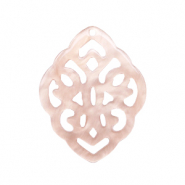 Resin Anhänger Rhombus Barock Delicacy rose
