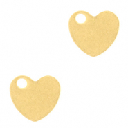 Stainless Steel - Rostfreiem Stahl Anhänger Herz Gold