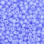 Preciosa Rocailles 8/0-02131 Alabaster solgel dyed-provence blue