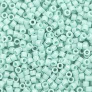 Miyuki Perlen delica's 11/0 Duracoat opaque dyed mint aqua blue DB-2356