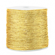 Macramé Band Metallic 0.5mm Cornsilk gold