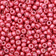 Miyuki Rocailles 8/0 Duracoat galvanized light cranberry red 8-4211