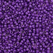 Miyuki Rocailles 11/0 Semi frosted dark lilac lined light amethyst 11-1932