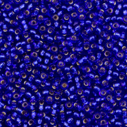 Miyuki Rocailles 11/0 Silverlined cobalt blue 11-20