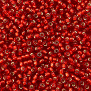 Miyuki Rocailles 11/0 Silverlined ruby red 11-11