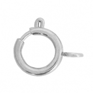 Stainless Steel - Rostfreiem Stahl Schmuckzubehör Verschluss 12x14mm Silber