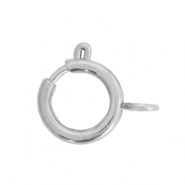 Stainless Steel - Rostfreiem Stahl Schmuckzubehör Verschluss 10x12mm Silber