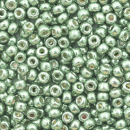 Miyuki Rocailles 8/0 Duracoat galvanized sea green 8-4215