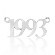 Stainless Steel - Rostfreiem Stahl Anhänger/Zwischenstück Jahr 1993 Silber