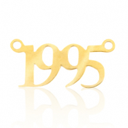 Stainless Steel - Rostfreiem Stahl Anhänger/Zwischenstück Jahr 1995 Gold