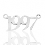 Stainless Steel - Rostfreiem Stahl Anhänger/Zwischenstück Jahr 1997 Silber