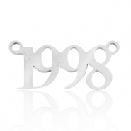 Stainless Steel - Rostfreiem Stahl Anhänger/Zwischenstück Jahr 1998 Silber