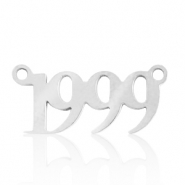 Stainless Steel - Rostfreiem Stahl Anhänger/Zwischenstück Jahr 1999 Silber