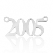 Stainless Steel - Rostfrei Stahl Anhänger / Zwischenstück Jahr 2005 Silber