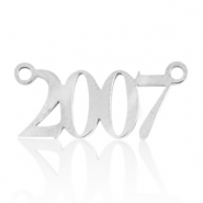 Stainless Steel - Rostfrei Stahl Anhänger / Zwischenstück Jahr 2007 Silber