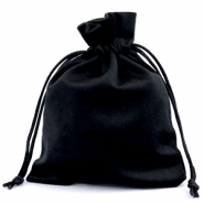 Schmuckbeutel Samt Black