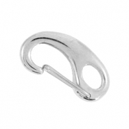 Stainless Steel - Rostfrei Stahl Schmuckzubehör Karabinerverschluss 16mm Silber