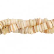 Muschel Perlen Disc 7mm Cream beige