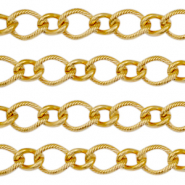 Stainless Steel - Rostfrei Stahl Schmuckzubehör Gliederkette Ankerkette Gold