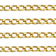 Stainless Steel - Rostfrei Stahl Schmuckzubehör Cuban Gliederkette Gold