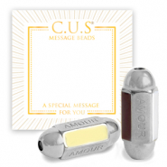 C.U.S® Schmuck Message Beads "amour" Silber (Nickelfrei)