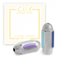 C.U.S® Schmuck Message Beads "amour" Silber (Nickelfrei)