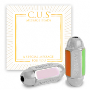 C.U.S® Schmuck Message Beads "amour" Silber (Nickelfrei)