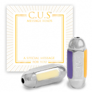 C.U.S® Schmuck Message Beads "love" Silber (Nickelfrei)