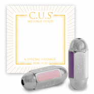 C.U.S® Schmuck Message Beads "love" Silber (Nickelfrei)
