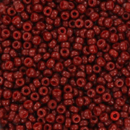 Miyuki Rocailles 11/0 Duracoat opaque maroon red 11-4470