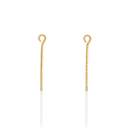 Stainless Steel - Rostfrei Stahl Schmuckzubehör Kettelstifte 30mm Gold
