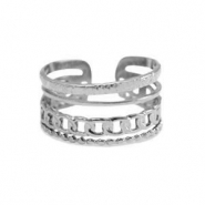 Ringe aus Stainless Steel - Rostfreiem Stahl Silber