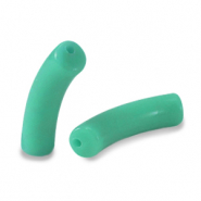Acryl perlen Tube Turquoise