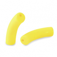 Acryl perlen Tube Blazing yellow