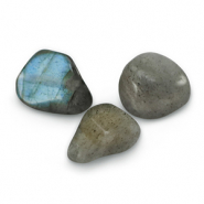 Naturstein Perlen Labradorit Shimmery grey