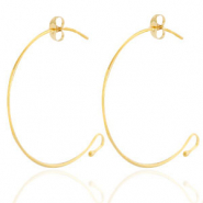 Ohrringe aus Stainless Steel - Rostfreiem Stahl Gold
