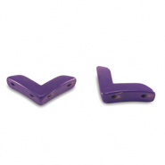 Tile beads Pfeil Grape purple