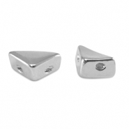 Tile beads Dreieck Silver