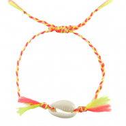 Armbänder Kauri Neon yellow-pink