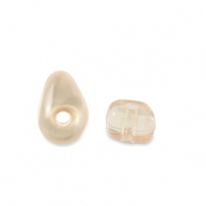 Acryl Perlen Chips Transparent copper brown