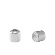 Metall Endkappen DQ Ø3.2mm Antik silber (Nickelfrei)